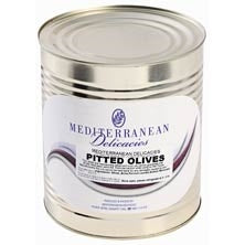 Mediterranean black olives 3kg tin