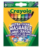 Crayola 8 Ultra Clean Big Washable Crayons
