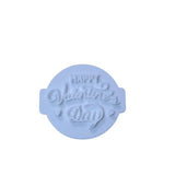 Hubbe Cookie Cutter - Happy Valentines Day Two Font with Hearts Embosser