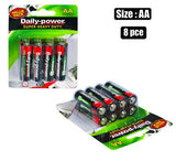 Daily-Power Super Heavy Duty AA 8pce blister
