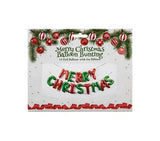 Christmas Balloon Banner 14-piece