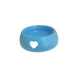 Hubbe 17cm Pet Bowl Matt Finish with Heart Cutout