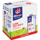 Clover UHT Long Life Low Fat Milk Carton 6 x 1L