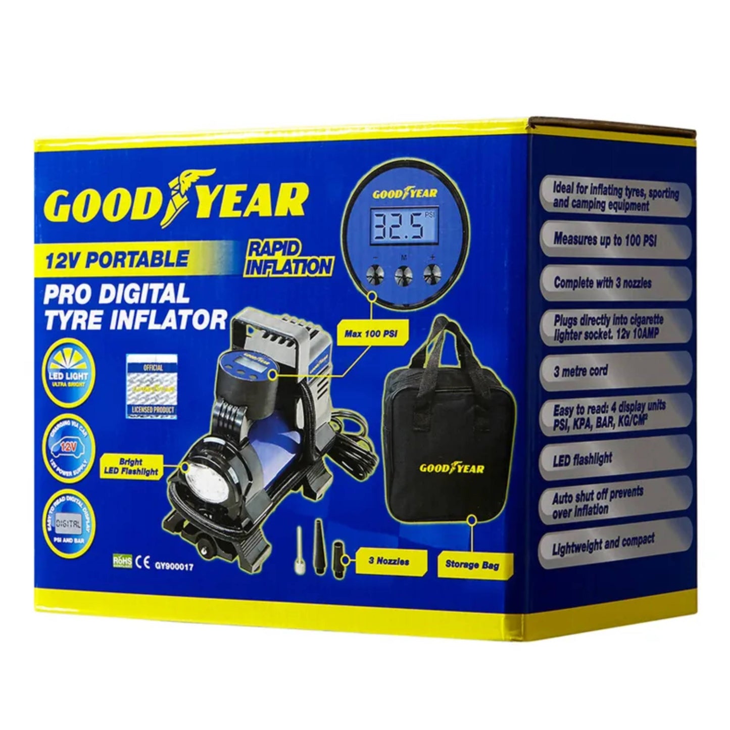 Goodyear Pro Digital Tyre Inflator