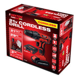 DEKTON 21v Cordless Drill with Accessories and BMC