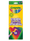 Crayola 10 Piece Erasable Pencils - 256247
