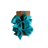 2 Piece Medium Hair Bow Clips -Asssorted Colours