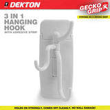 DEKTON Gecko Grip 3 in 1 Hanging Hook
