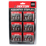 DEKTON 3000PC Staple Assortment