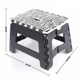 DEKTON 32cm Zebra Print Step Stool