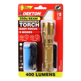 DEKTON Pro Light XP400 Performance Torch - 400 Lumens / 350m Distance