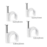 DEKTON 390PC Round Cable Clip Assortment