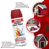 DEKTON 400ml Primer Spray Paint Red/Brown