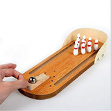 Bowlingspil Bowling Game Mini Desktop Wooden Bowling Toy
