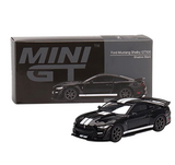 Mini GT Ford Mustang Shelby GT500 LHD Shadow Black 1:64 Model