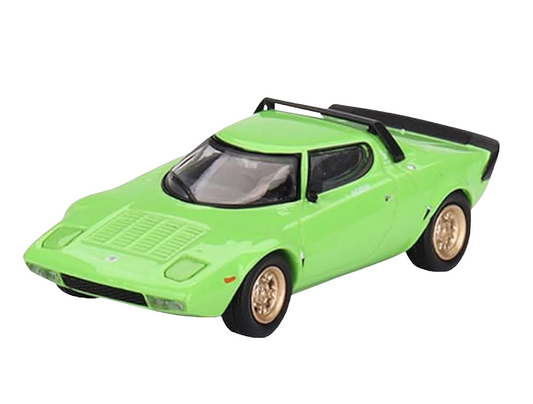 Mini GT Lancia Stratos HF Stradale Verde Chiaro 1:64 Model