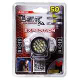 DEKTON PRO LIGHT XA50 Expedition Head Torch - 50 Lumens / 10m Distance