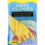 Large Yellow Latex Gloves