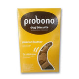 Probono Peanut Butter Dog Biscuits- Large