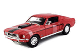 Maisto 1968 Ford Mustang GT Cobra Jet RED 1:18 Model
