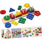 Wooden Pegs & Shapes