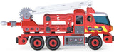 MECCANO 20107 Junior, Rescue Fire Truck with Lights and Sounds STEAM Building Kit