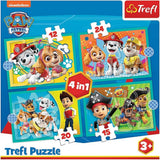 Trefl 4-in-1 Paw Patrol Team Puzzle