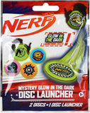 Nerf Mystery Disc Launcher Glow In The Dark Mini Collectible Blind Bag