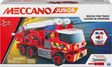 MECCANO 20107 Junior, Rescue Fire Truck with Lights and Sounds STEAM Building Kit