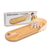 Bowlingspil Bowling Game Mini Desktop Wooden Bowling Toy