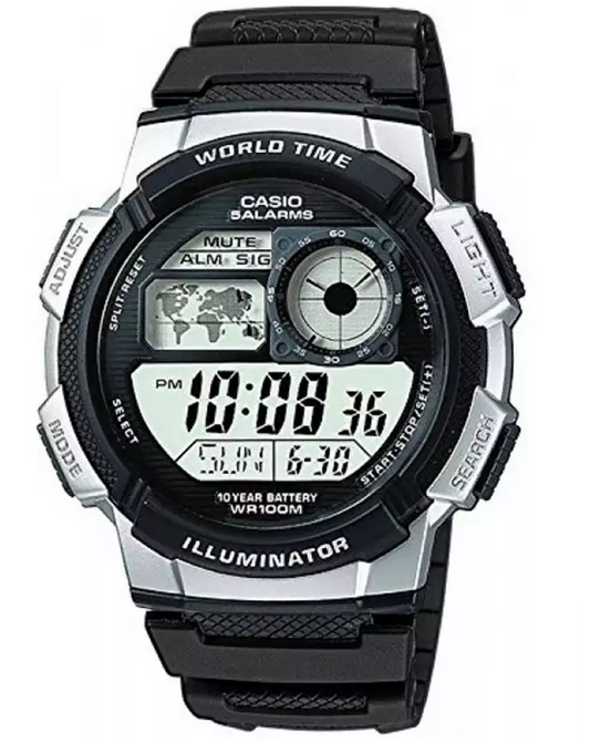 Casio Men's Black Resin Strap Watch (Parallel Import)