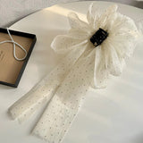 Large Bowknot Ribbon Hair Clip
