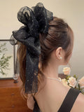 Large Bowknot Ribbon Hair Clip