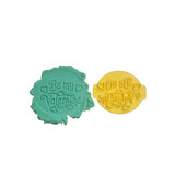 Hubbe Cookie Cutter - Be My Valentine with Hearts Embosser