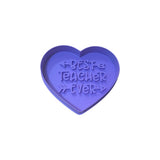 Hubbe Cookie Cutter - Best Teacher Ever Heart