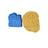 Hubbe Cookie Cutter - Best Dad with Hearts