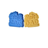 Hubbe Cookie Cutter - Best Dad with Hearts