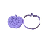 Hubbe Cookie Cutter - Best Teacher Ever Apple