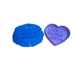 Hubbe Cookie Cutter - Best Teacher Ever Heart