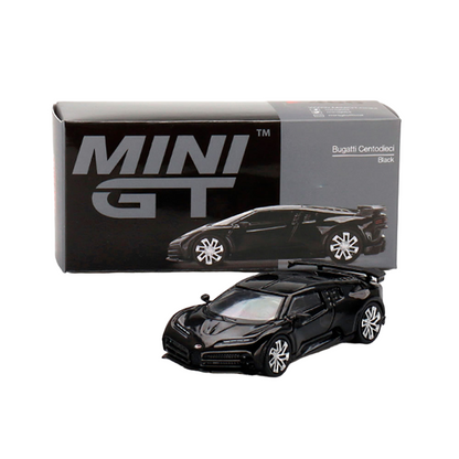 Mini GT Bugatti Centodieci Black 1:64 Model