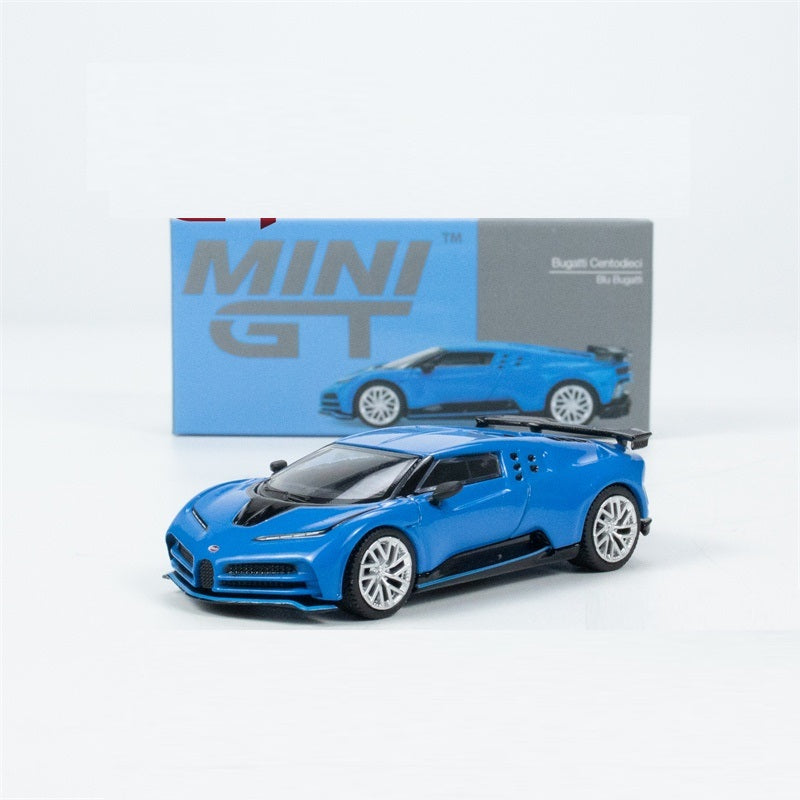 Mini GT Bugatti Centodieci Blue 1:64 Model