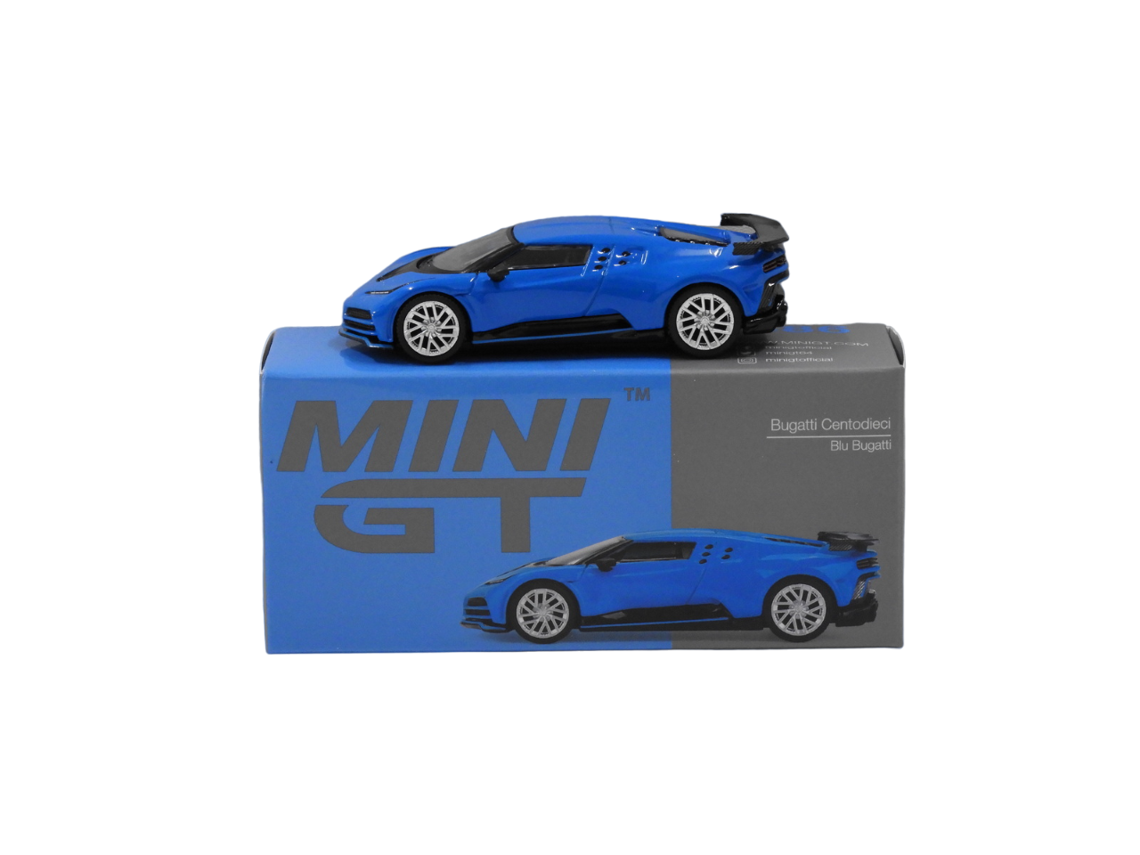 Mini GT Bugatti Centodieci Blue 1:64 Model