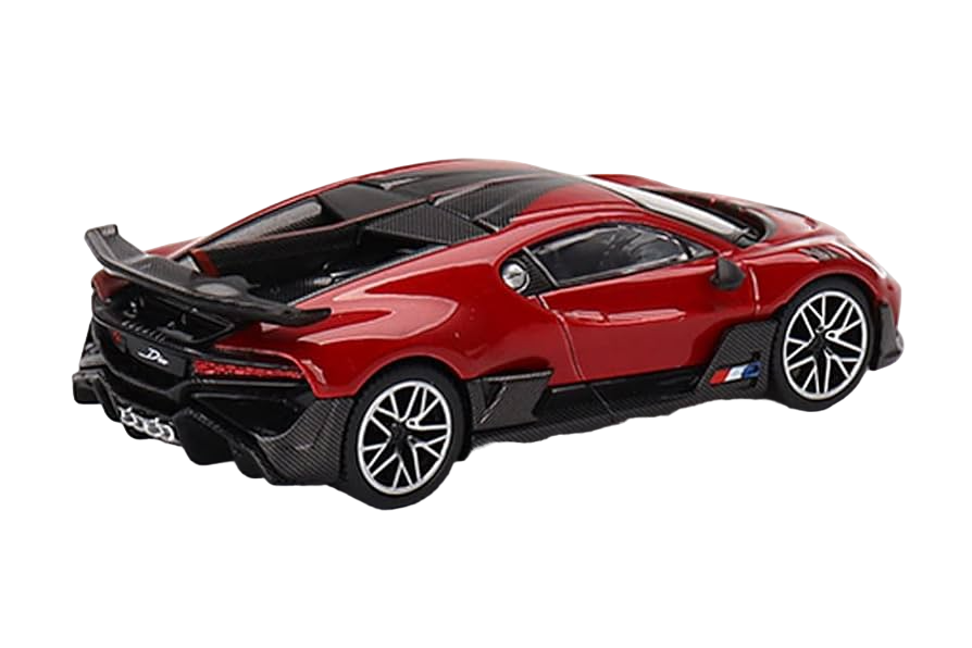 Mini GT Bugatti Divo Red Metallic 1:64 Model