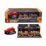 Burago 1:43 McLaren Formula 1 Deluxe Pit Set