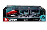 Burago 1:43 Mercedes F1W15 Formula 1 Deluxe Pit Set