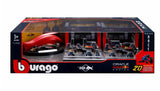 Burago 1:43 Redbull Formula 1 Deluxe Pit Set