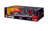 Burago 1:43 Redbull Formula 1 Deluxe Pit Set