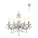 Eurolux - Odile Chandelier 5LT Acrylic Clear