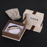 COAI His and Hers Stainless Steel Matching Couples Bracelets