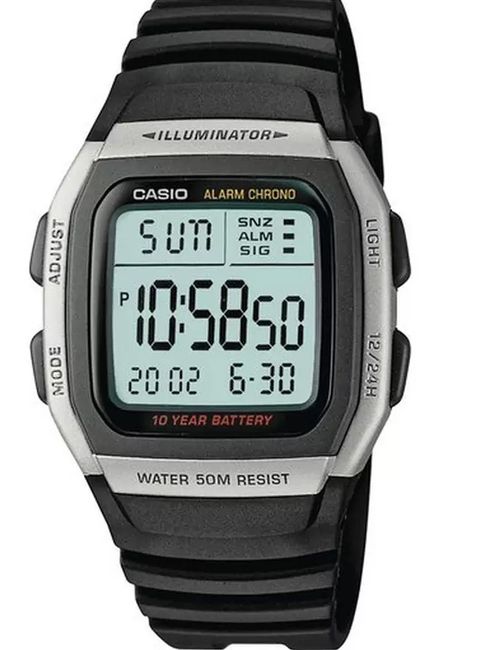 Casio Men's Black Resin Strap Digital Watch (Parallel Import)